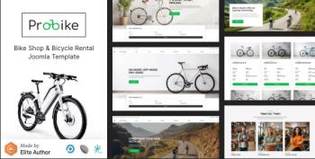Probike is a clean and responsive Joomla Template crafted for selling bicycles and cycling equipment bicycle rental services